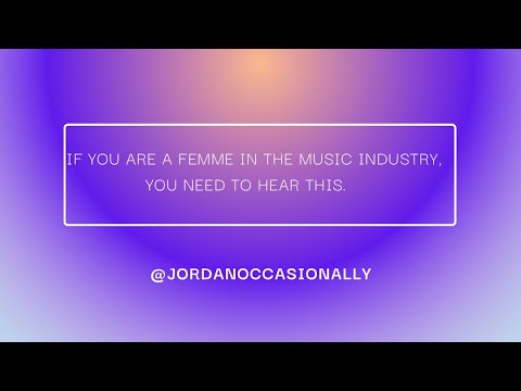 Hey #indieartist, if you are a ￼femme in the music industry, you need to hear this!