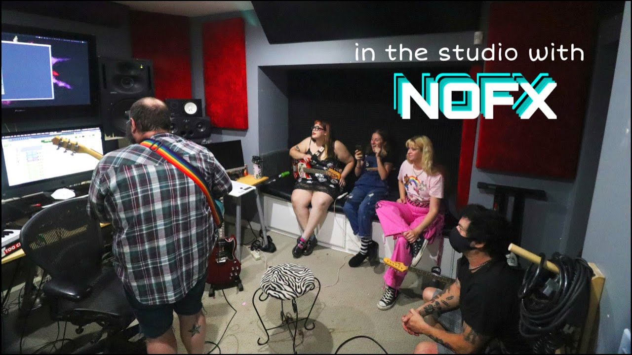 the aquadolls // in the studio with NOFX