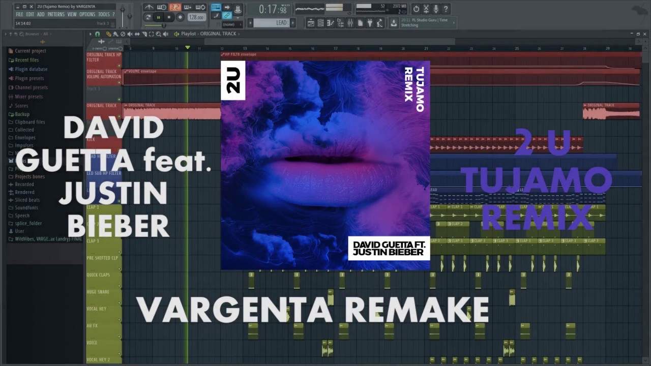David Guetta ft Justin Bieber - 2U (Tujamo Remix) (FL Studio Remake + FLP)