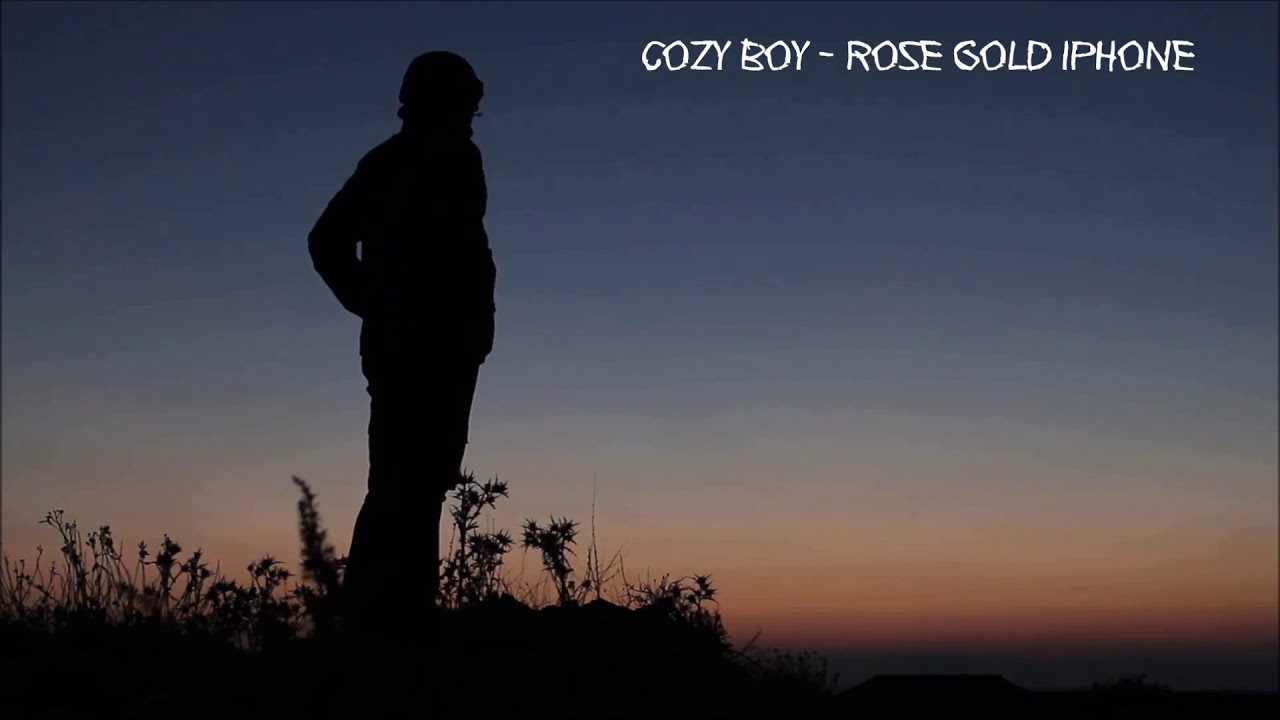 cozy boy  - rose gold iphone