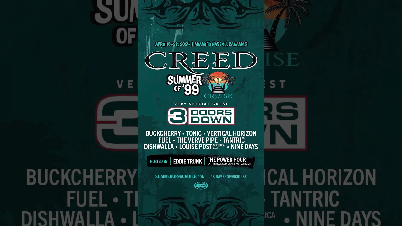 ALL ABOARD… we’ve been gearing up to set sail on the #Summerof99Cruise! 🤘 #3doorsdown #shorts