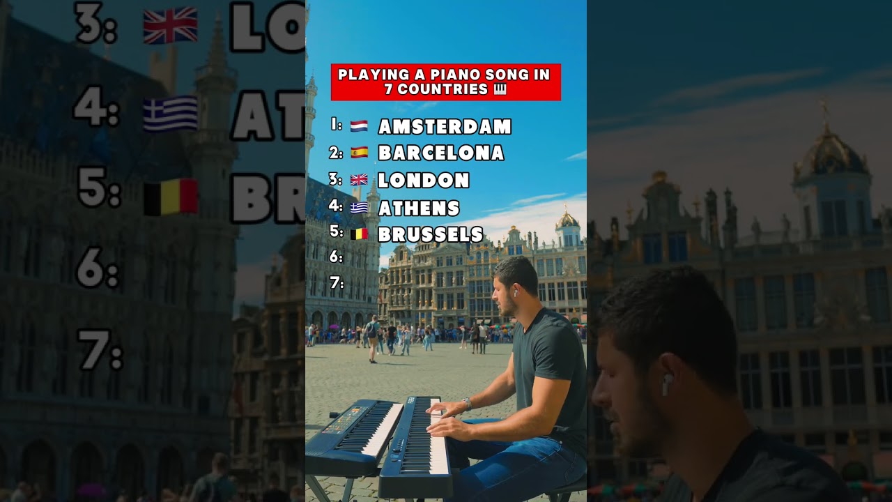 playing piano all over the world, what’s your favorite location? #shorts #pianomusic #piano