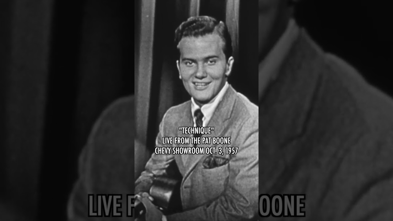 Pat Boone - Technique (Live On The Pat Boone Chevy Showroom, October 3, 1957) #1950s #vintage