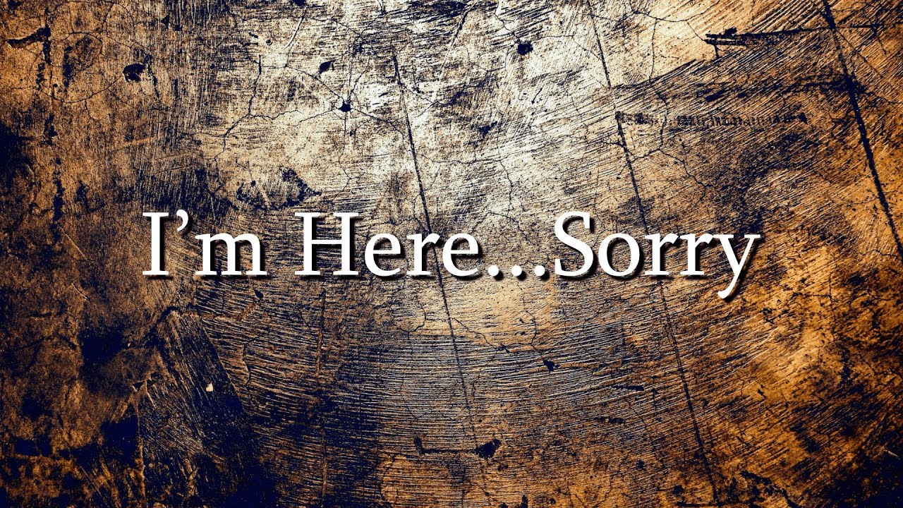 Somnus - I'm Here...Sorry (Lyric Video) (Prod. By Somnus)
