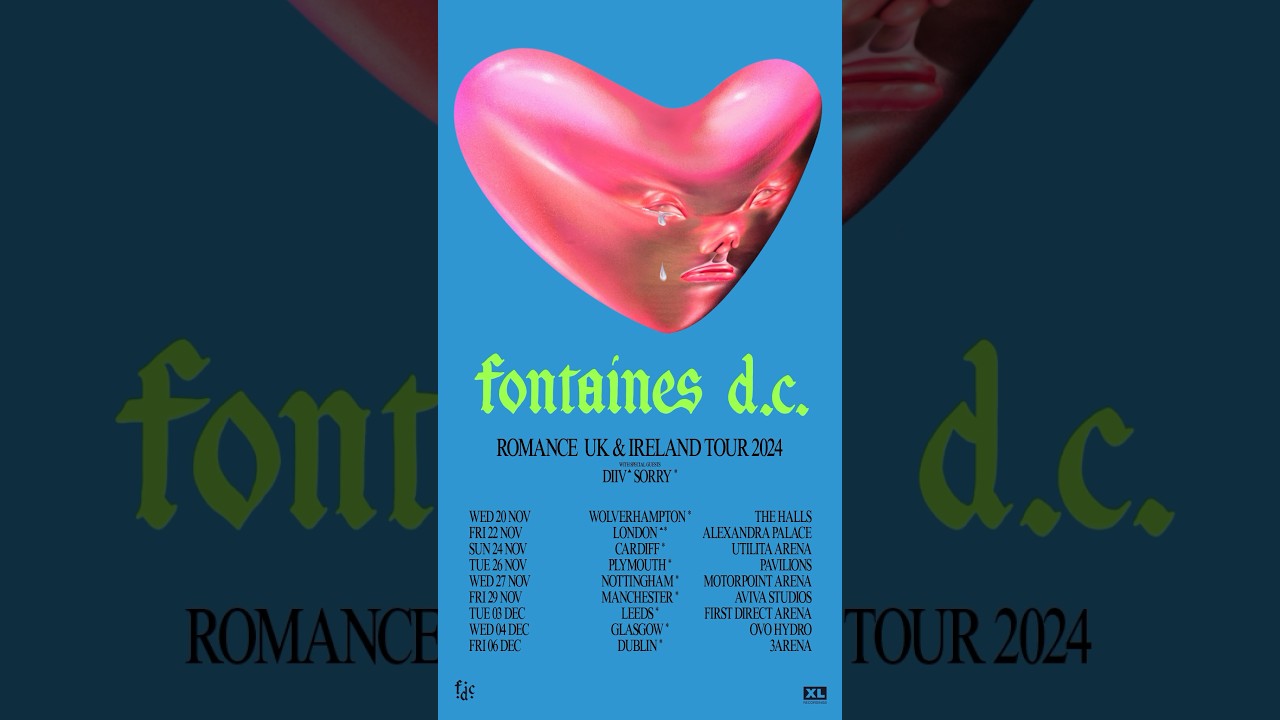 Romance UK & Ireland tour 2024. General sale begins 10am on Friday 26 April.