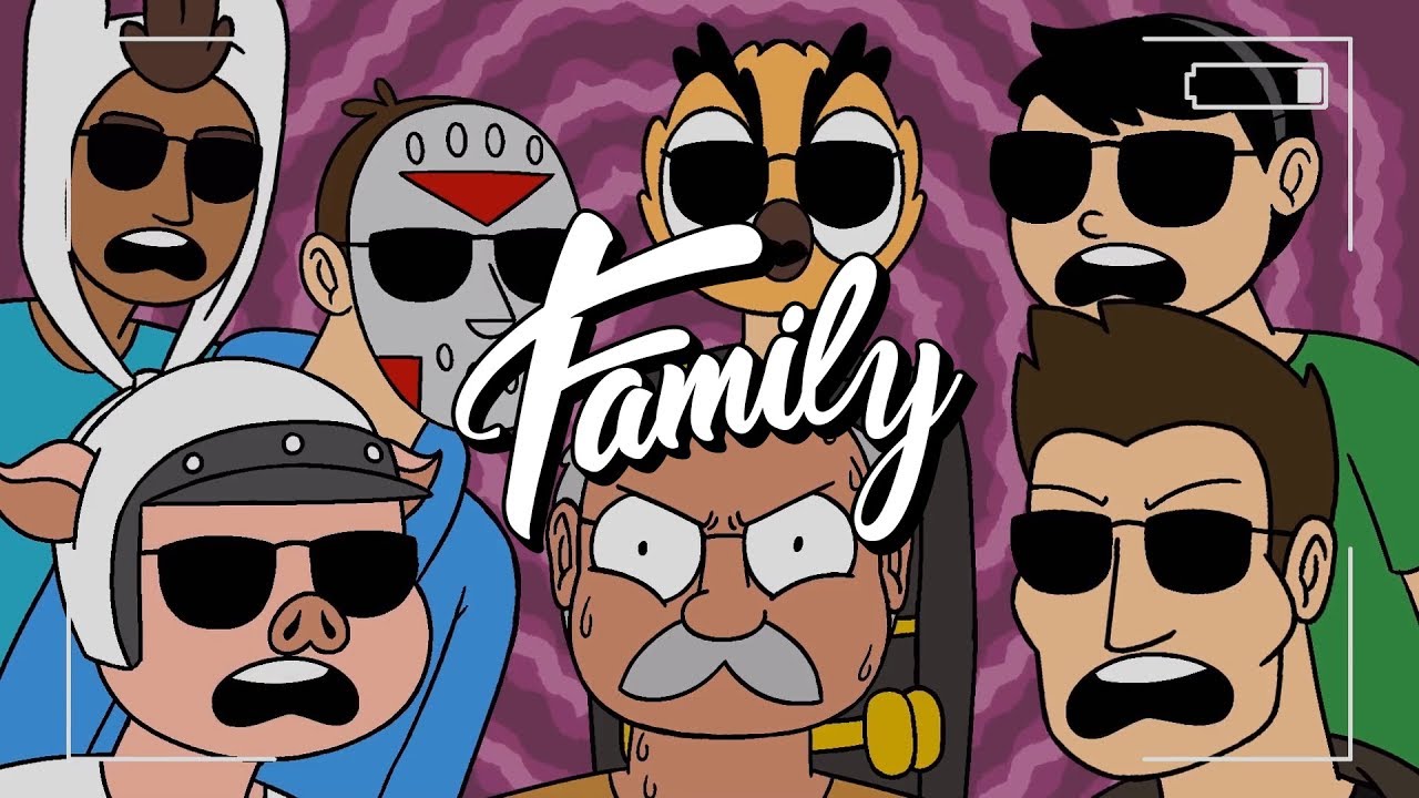 Vanoss Crew - Team 6 Rap (Family Mix Edit) (Lyrics)