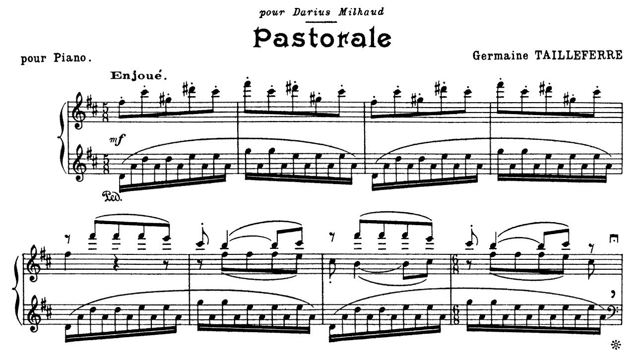Germaine Tailleferre - Pastorale in D Major (1919)