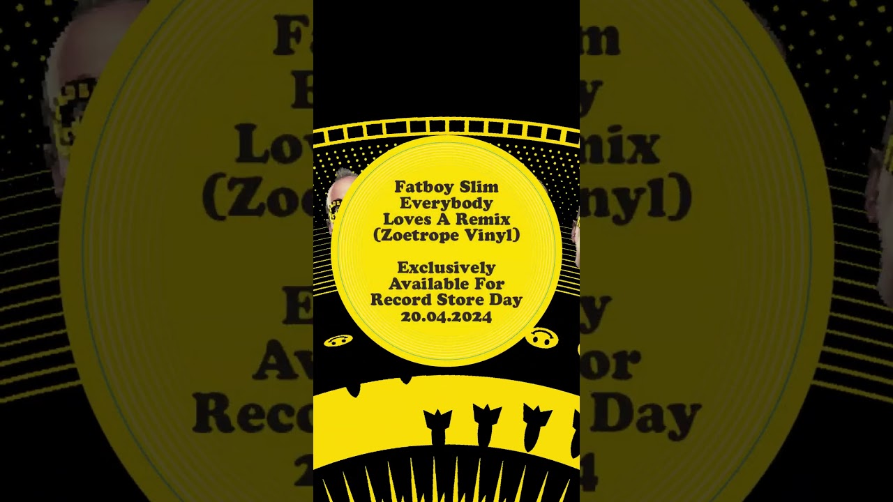 Record Store Day 2024  -"Everybody Loves a Remix" zoetrope picture disc vinyl