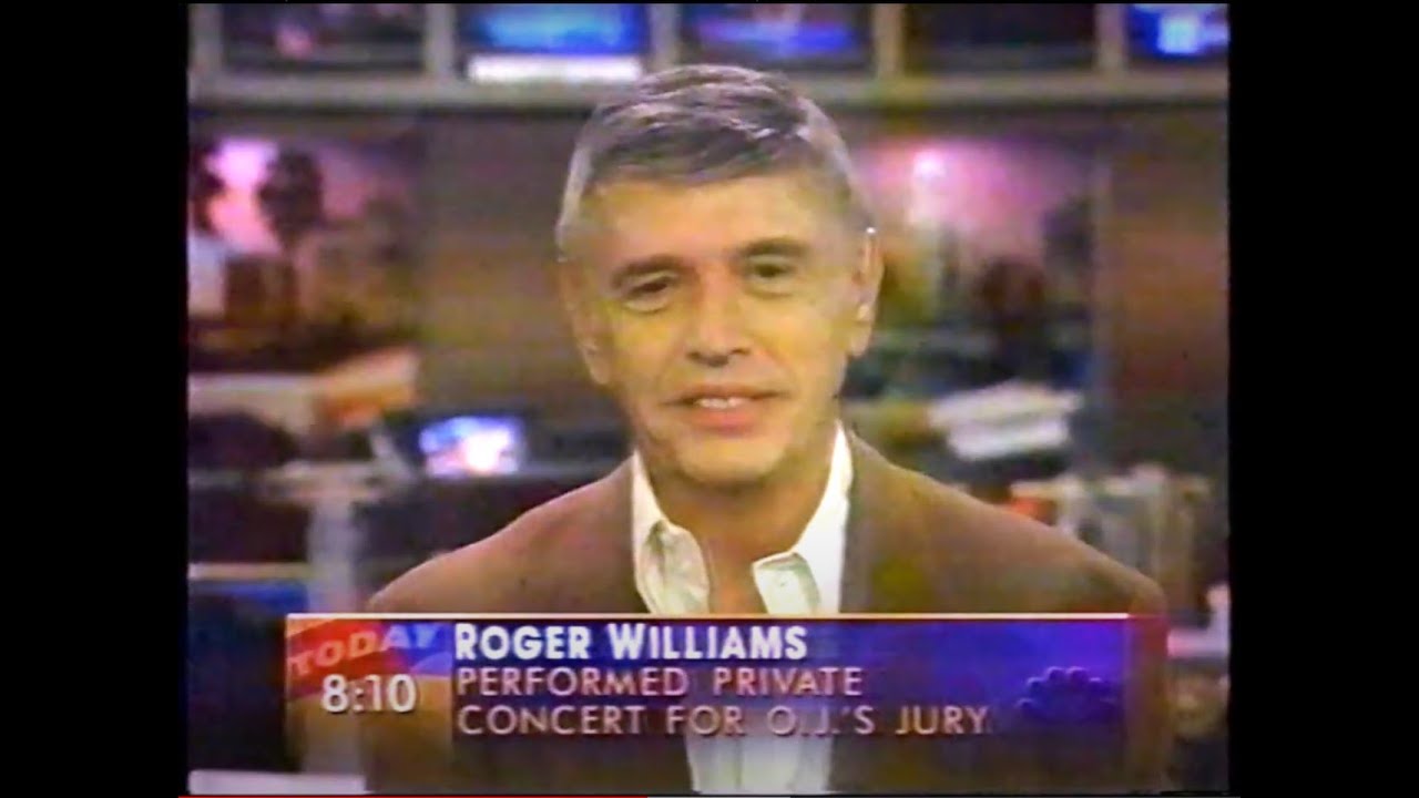 Roger Williams on The Today Show Interview of Concert for OJ Simpson Jury - Roger Williams