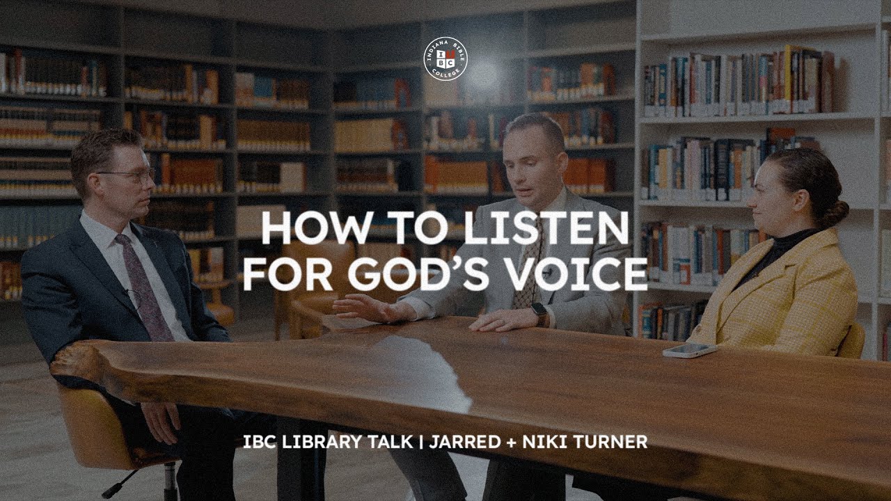 IBC Library Talk: How to Listen for God's Voice | Jarred & Niki Turner