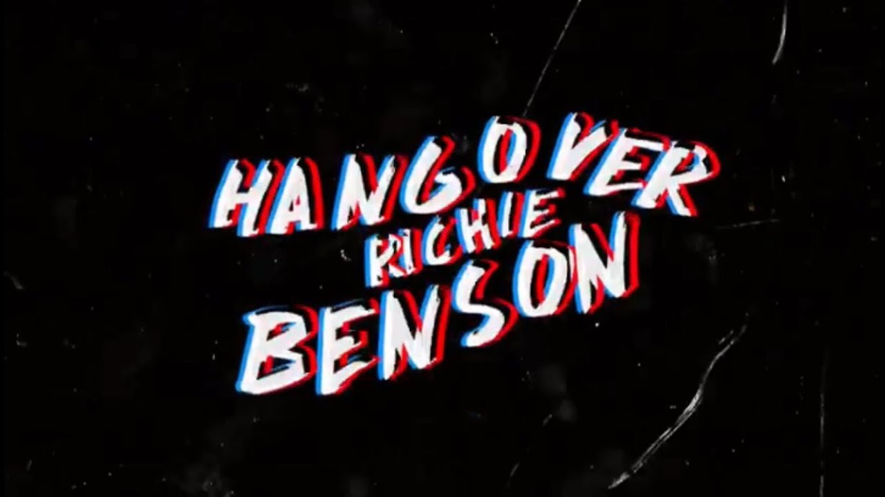 Richie Benson - Hangover [lyric video]