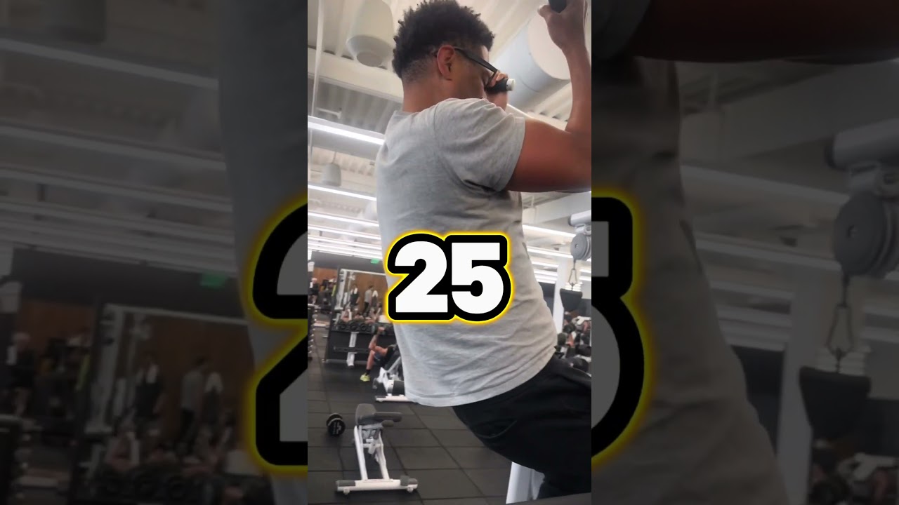 Eric Benét's latest attempt at the pull-up challenge!