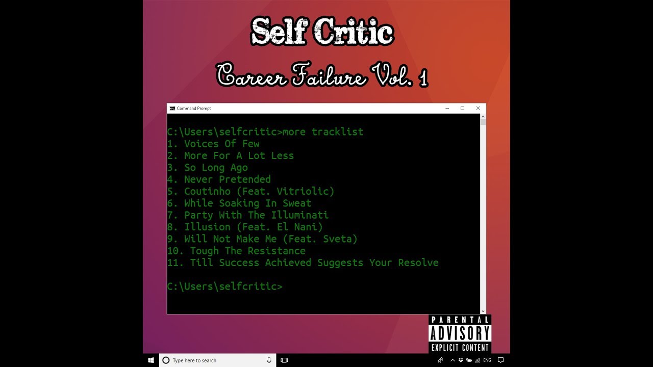 Self Critic - More For A Lot Less