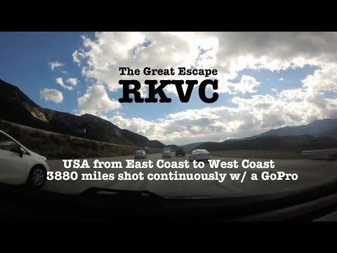 "The Great Escape" by RKVC Official Lyric Video - GoPro Continuously Shot Across America