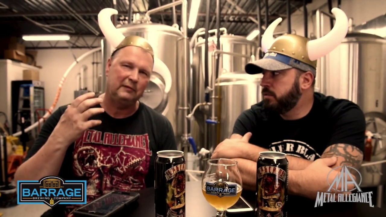 METAL ALLEGIANCE - Lager of Sin Beer by Metal Allegiance and Barrage Brewing Company