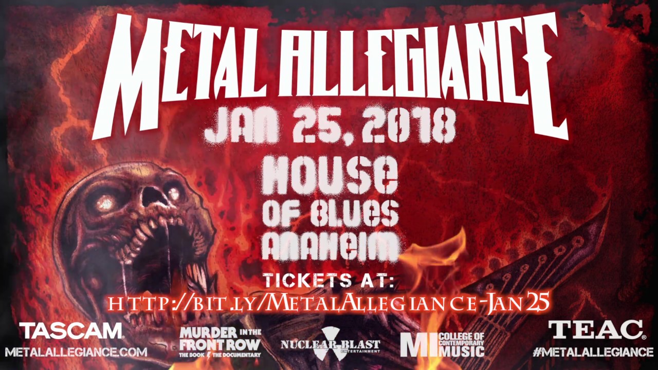 METAL ALLEGIANCE - January 25th at the Anaheim House of Blues (OFFICIAL TRAILER)
