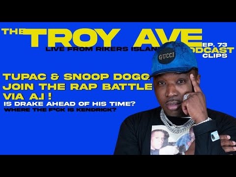 Drake Disses Kendrick using A.I? (Clips) | Troy Ave Podcast ep 73