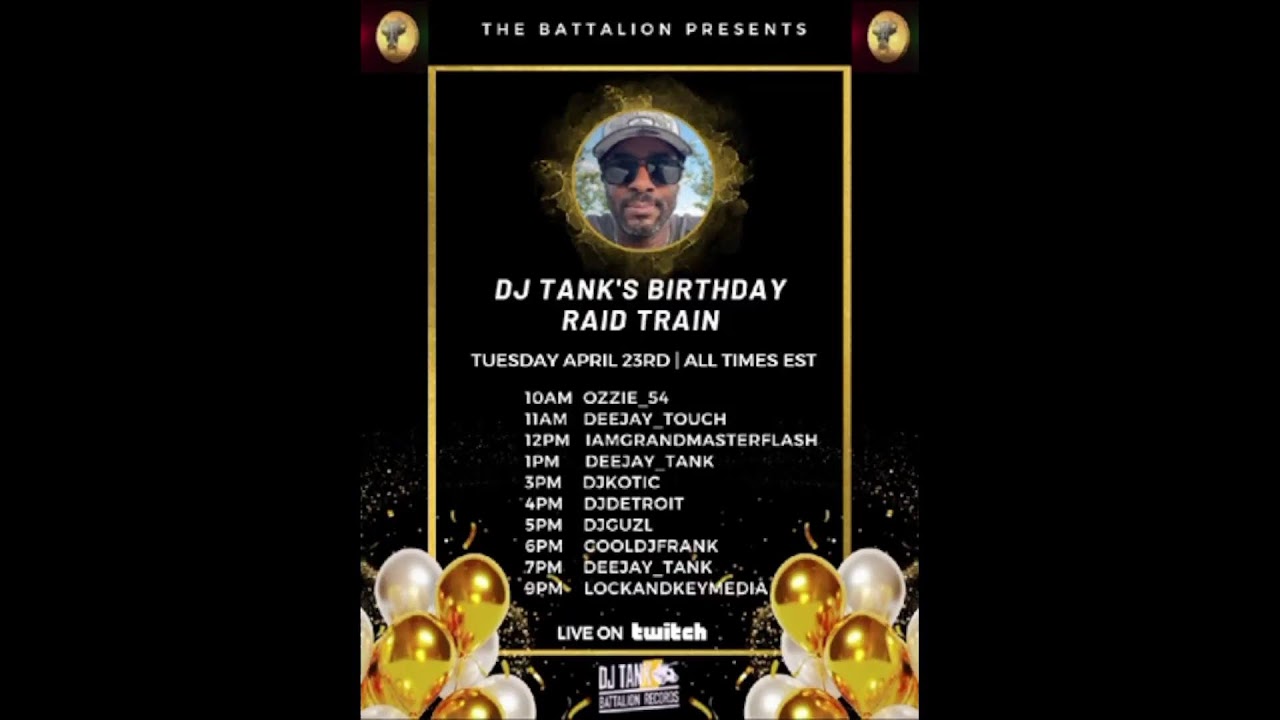 High Noon Experience: DJ Tank's Birthday Raid Train Edition