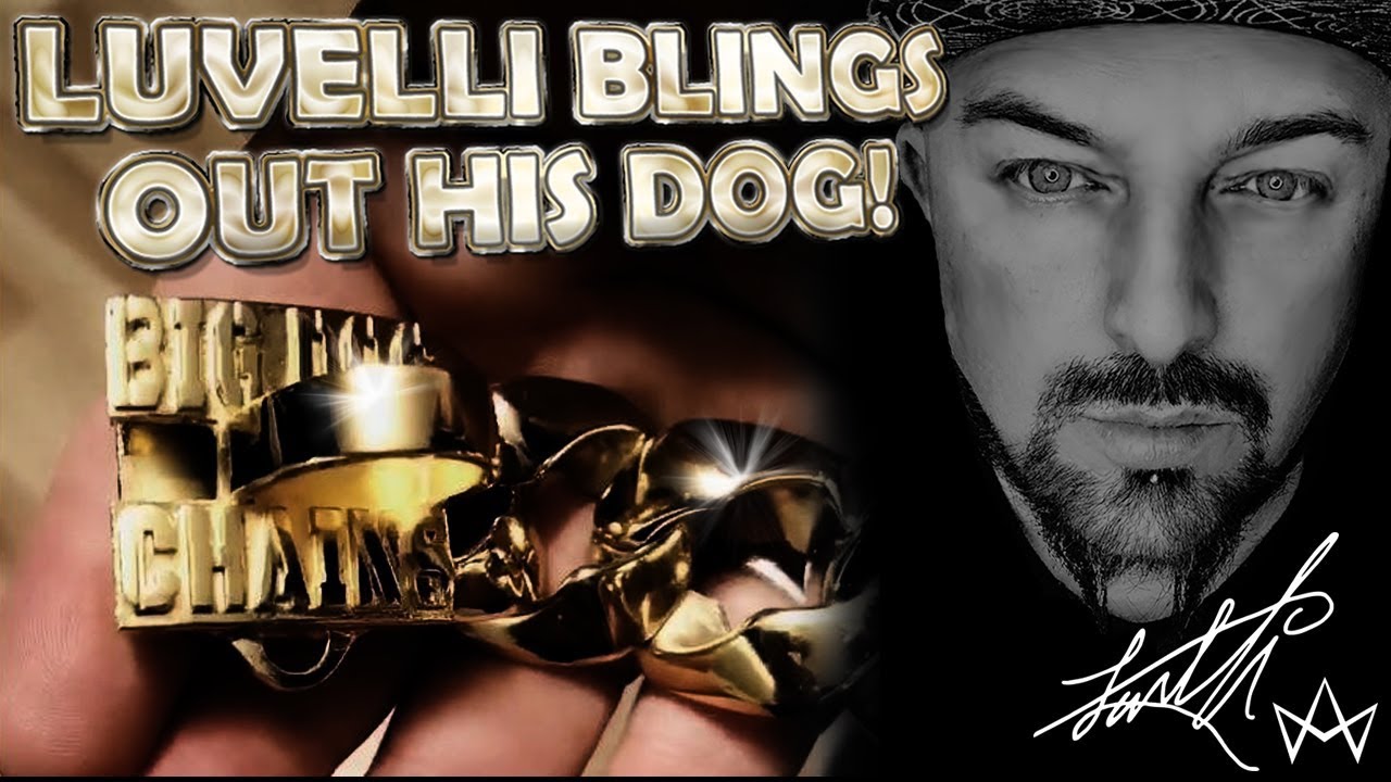 Big Dog Chains surprises LUVELLI with insane Gold Dog Collar!