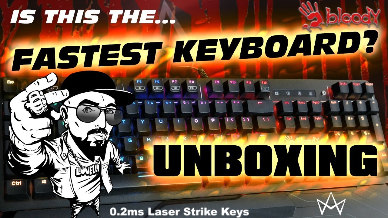 LUVELLI checks out the Fastest Gaming Keyboard Ever!