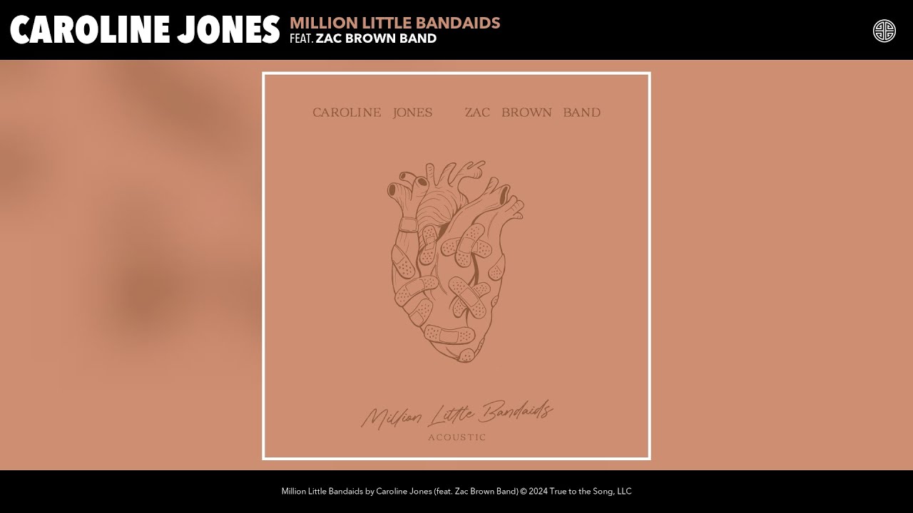 Caroline Jones - Million Little Bandaids (Acoustic Version) (Official Audio) (feat. Zac Brown Band)