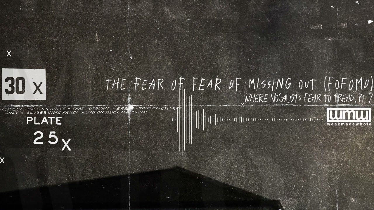 weakmadewhole - The Fear Of Fear Of Missing Out