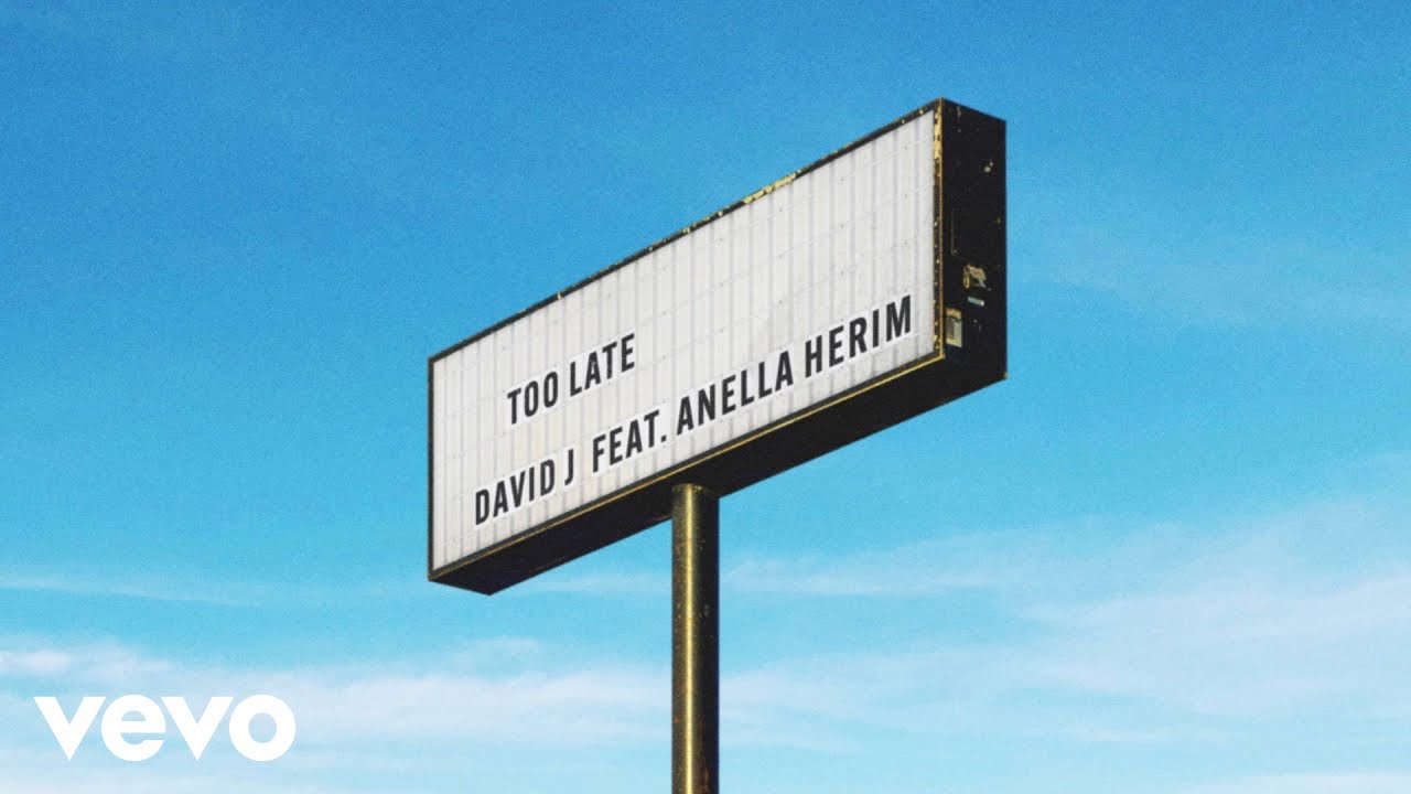 David J - Too Late (feat. Anella Herim [Official Audio]) ft. Anella Herim