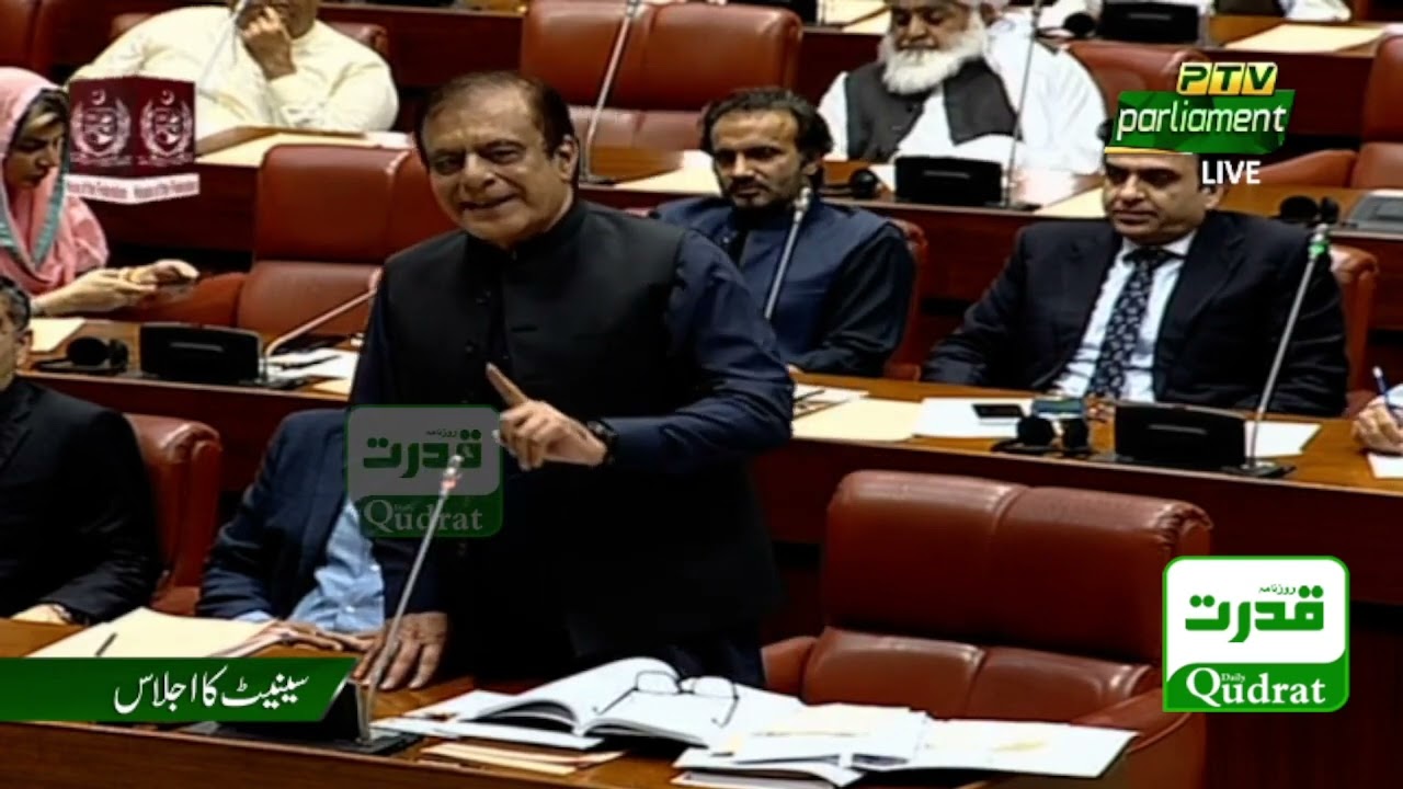 PTI Shibli Faraz Emotional & Historic Speech In Senate