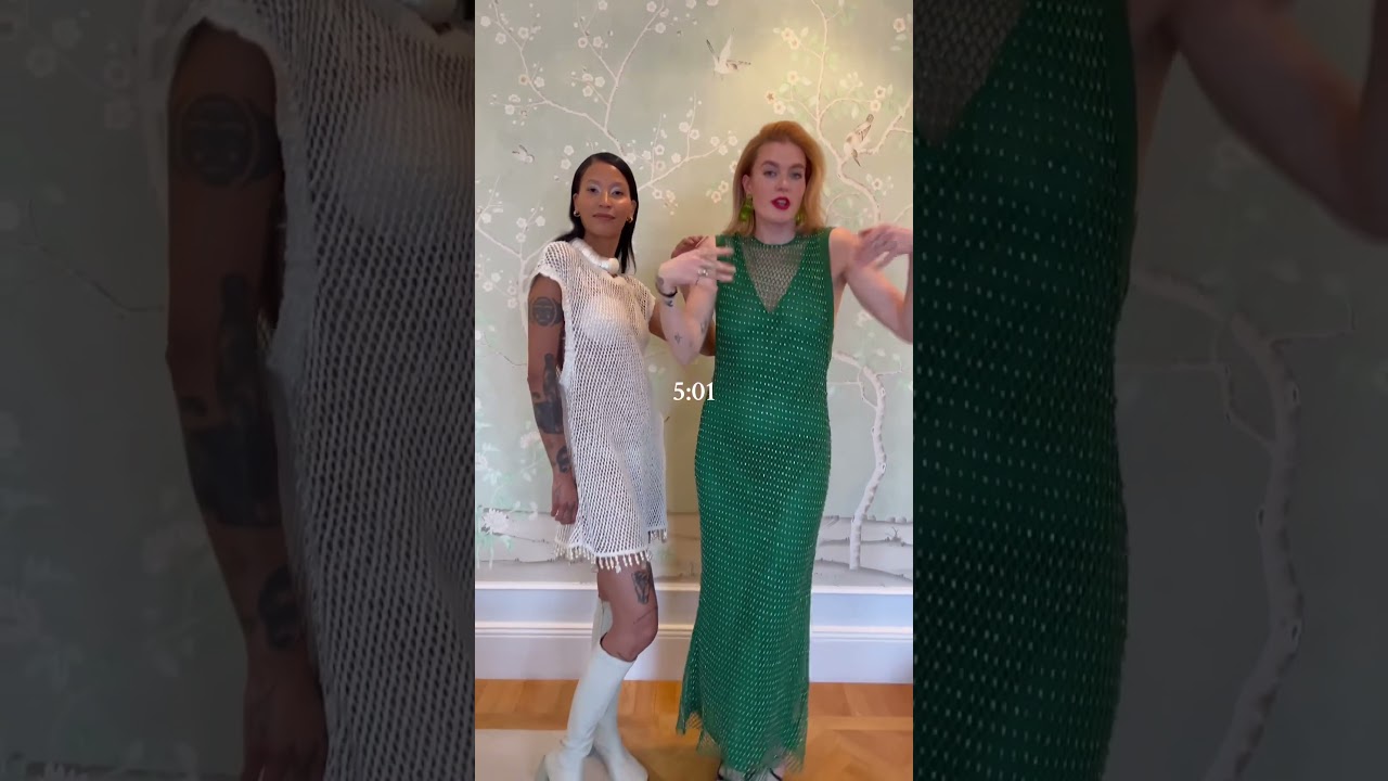 Our look for the Elle Gala in Stockholm last week 🤍💚💥 #grwm #grwmoutfit #stockholm @ELLE