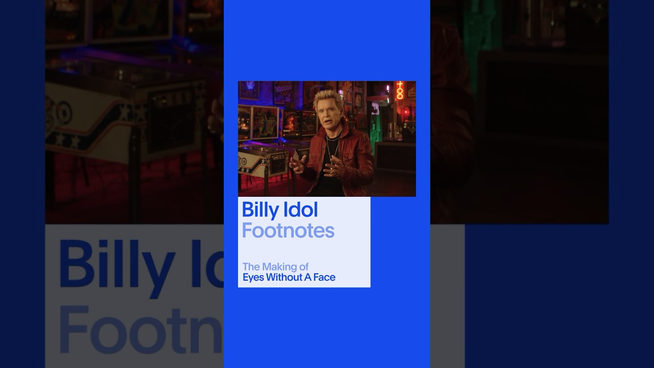 Billy Idol “Eyes Without A Face” (Vevo Footnotes) out now! #shorts #billyidol #rebelyell