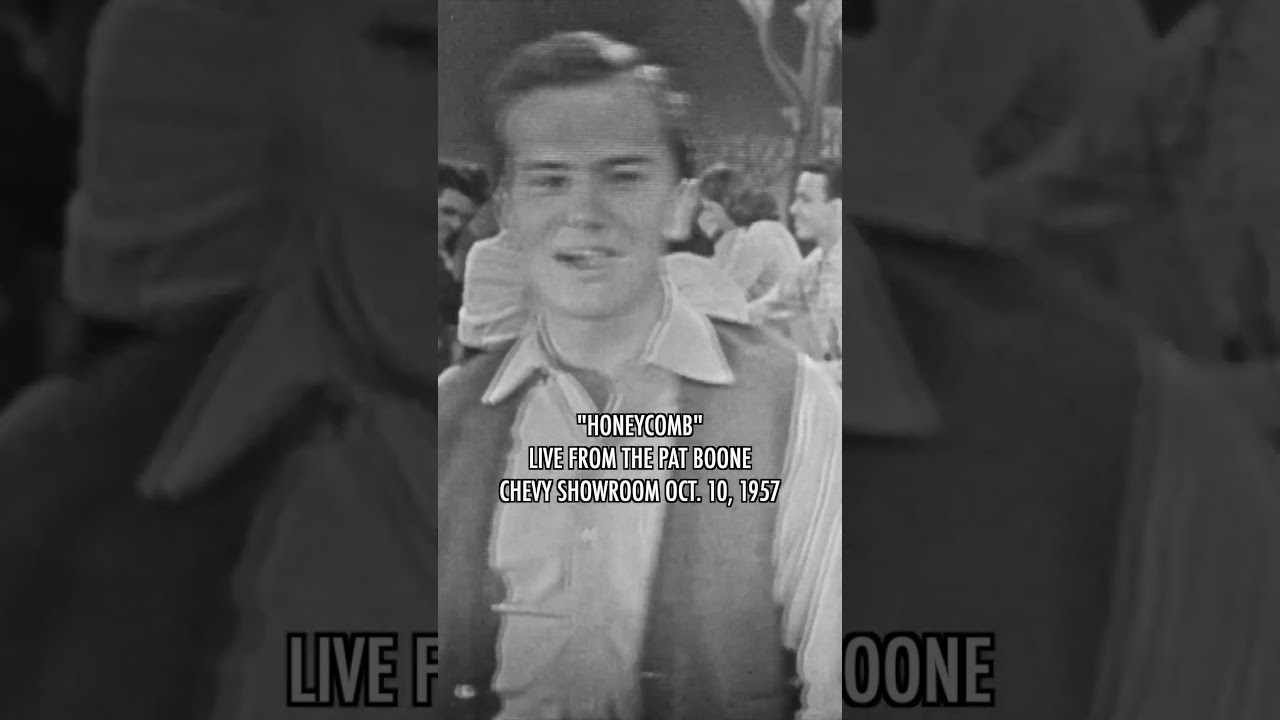 Pat Boone - Honeycomb (Live On The Pat Boone Chevy Showroom, October 3, 1957) #1950s #vintage #live