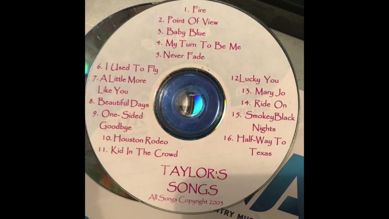 Taylor Swift - Halfway to Texas (RARE 2003 DEMO CD SONG)