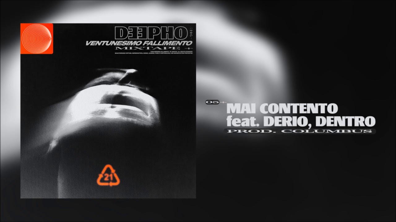 Deepho - MAI CONTENTO feat. Derio, Dentro /Prod. COLUMBUS