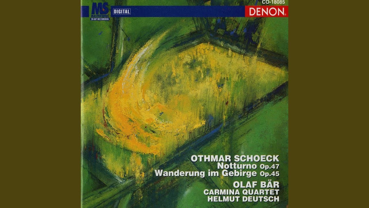 Notturno, Op. 47: I. Ruhig - Trio; Sieh Dort Den Berg Mit Seinem Wiesenhange