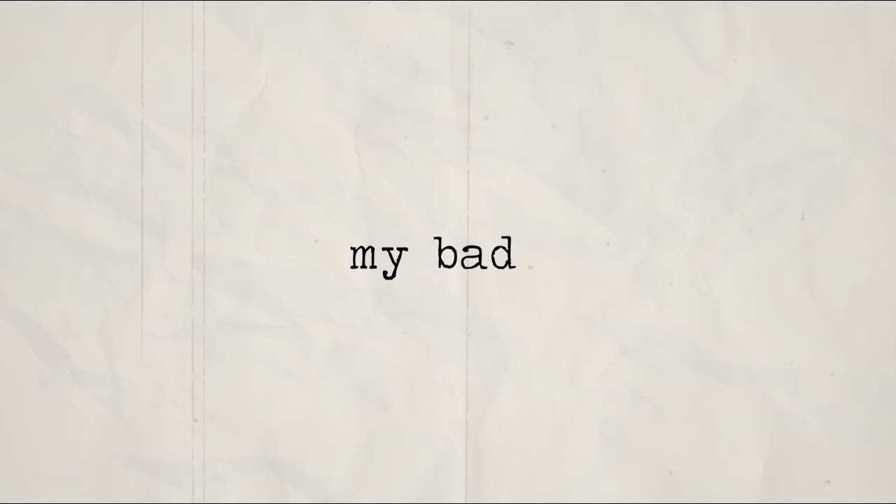 Gardenside - My Bad (Official Lyric Video)