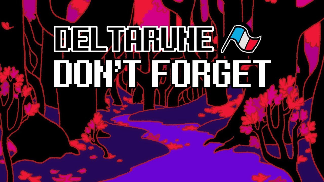 [Deltarune] Don't forget〈cover FR〉feat. FalKKonE