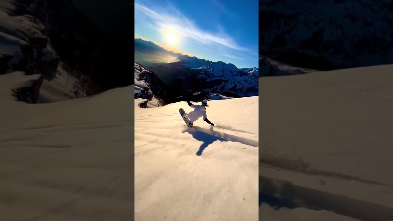 EPIC FAIL😵💥 #snowboarding #fail #cransmontana #sendit #crash #epic #paradise