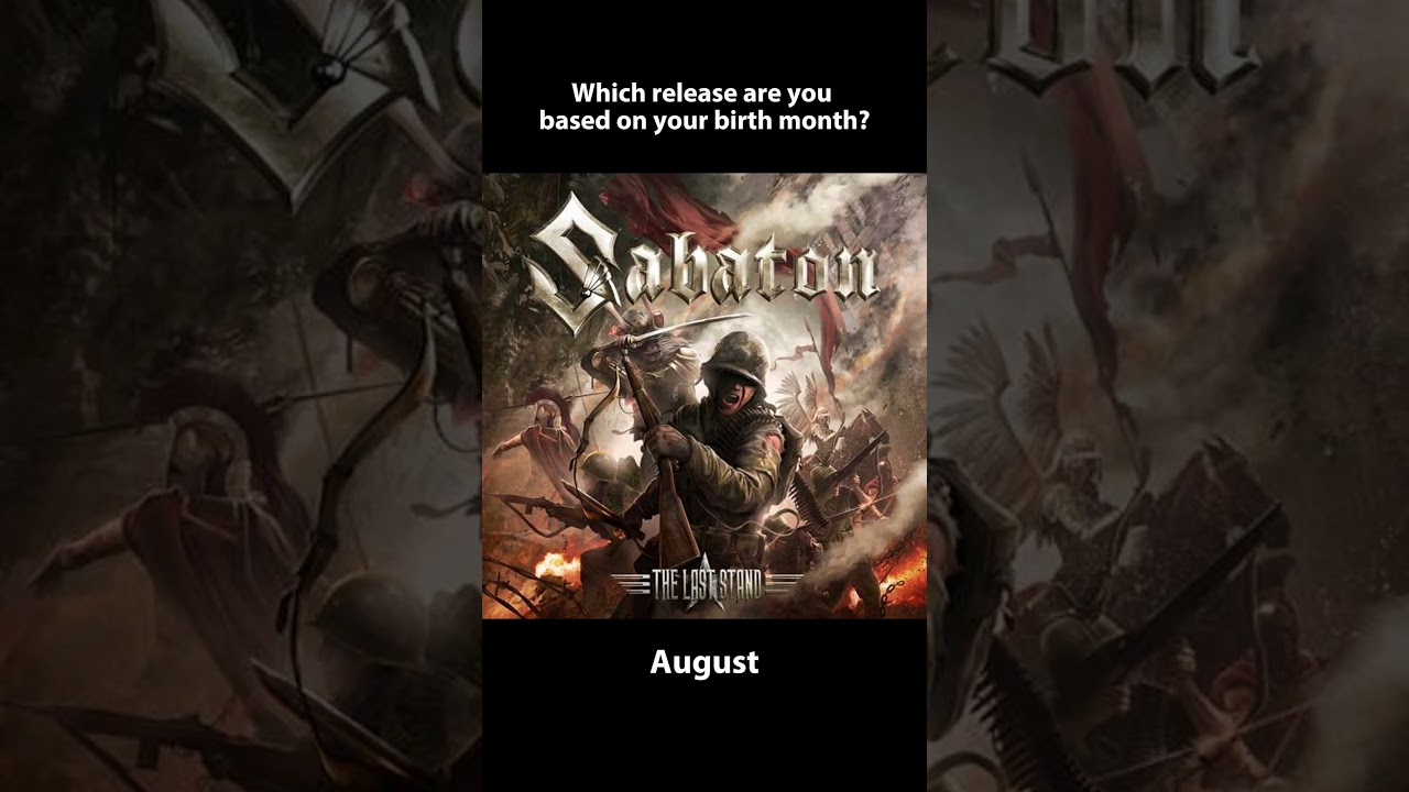 Which release are you based on your birth month, metalhead? 🤘 #shorts #metal