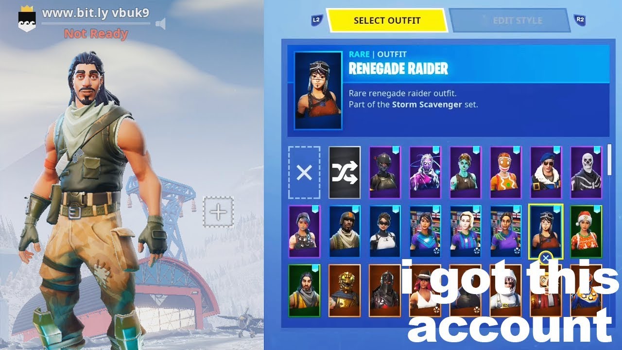 I put a PASSWORD GRABBER in my Fortnite name and got this account..
