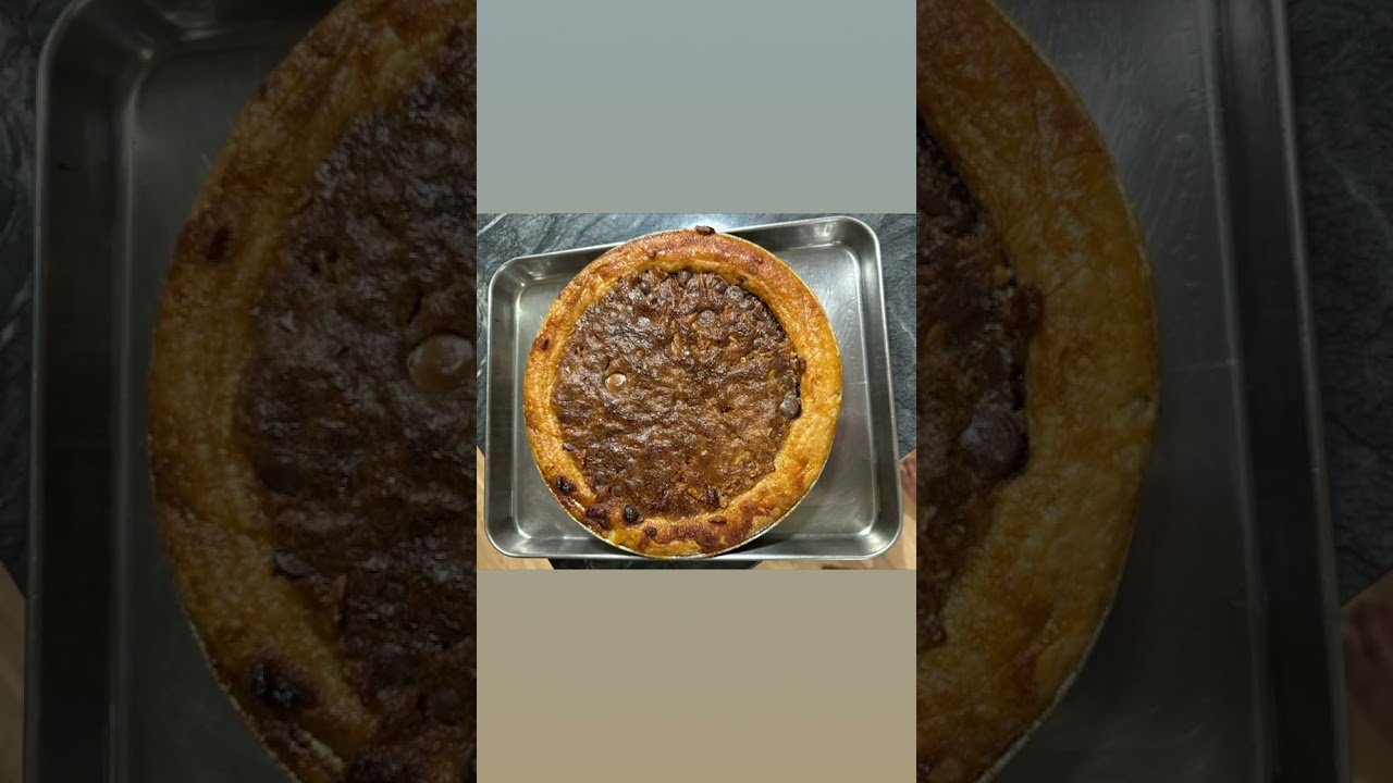 Do you think my pecan pie is a little too well done?