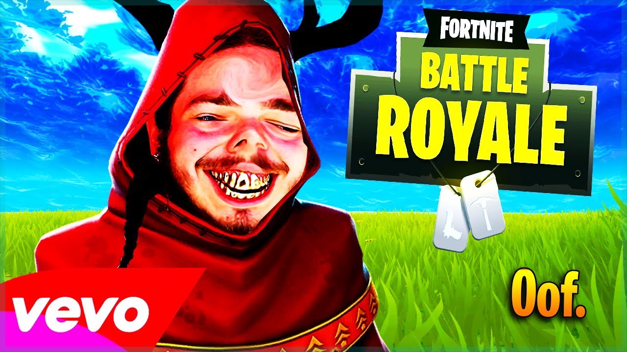 "Oof." Post Malone - Wow. (Fortnite Song Parody)
