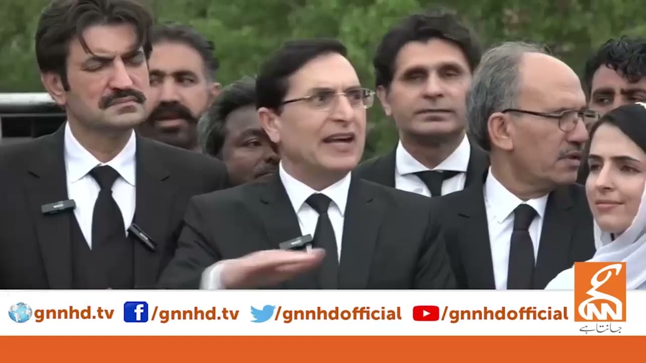 PTI Chairman Gohar Khan Media Talk outside Jail