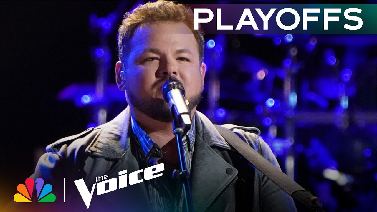 Josh Sanders Puts on a SHOW-STOPPING Performance of "Black Water" | The Voice Playoffs | NBC