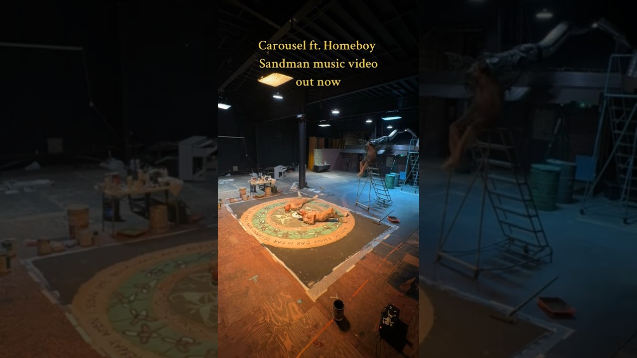 Carousel ft. #HomeboySandman #musicvideo out now on #mychannel #untiltheribbonbreaks #behindthescene