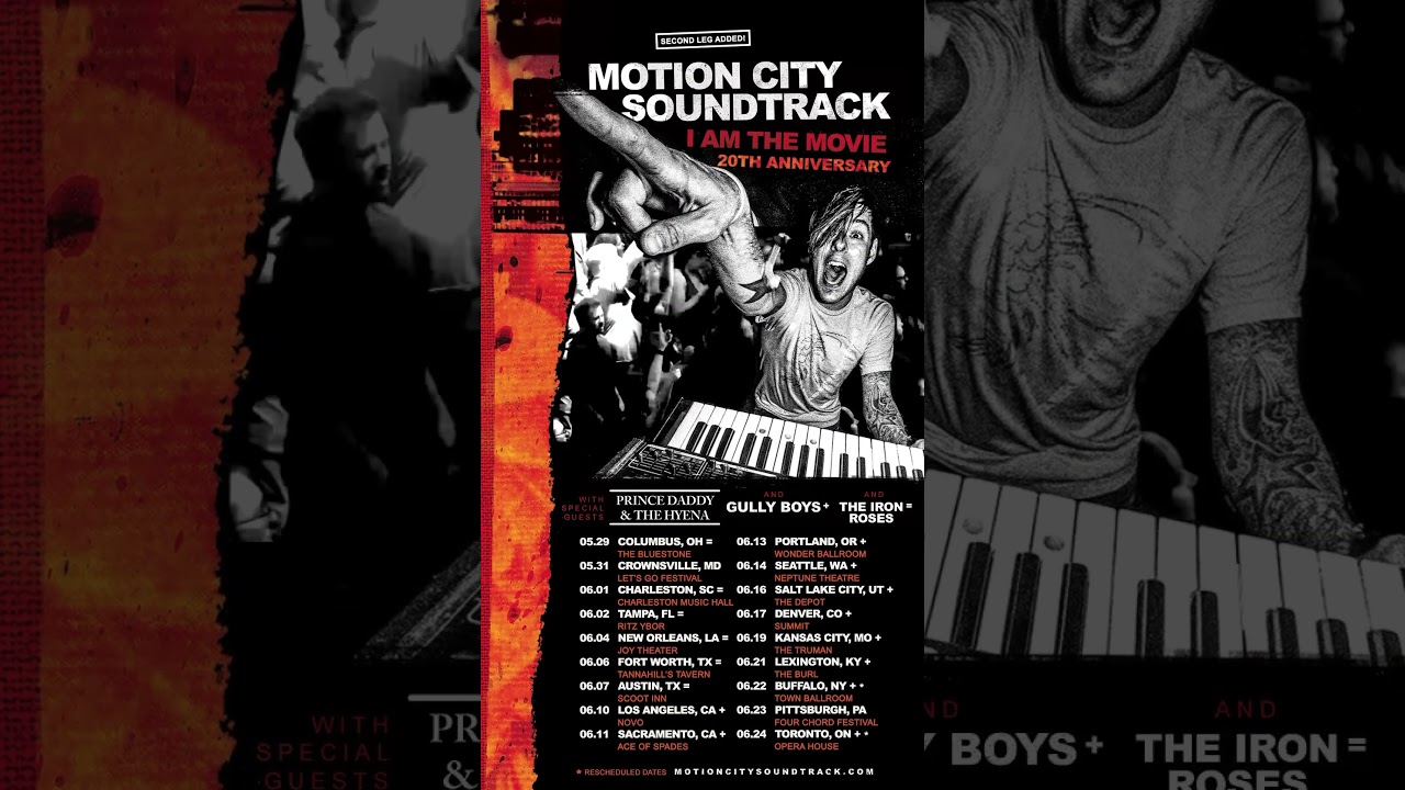 It’s getting closer! Get your tickets at motioncitysoundtrack.com 🎉 #music #tour #rock