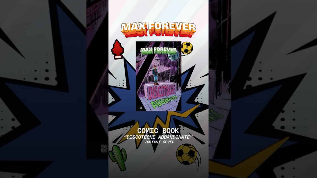 Sta finalmente per arrivare il secondo comic book dedicato a Max Forever: “Discoteche Abbandonate”.