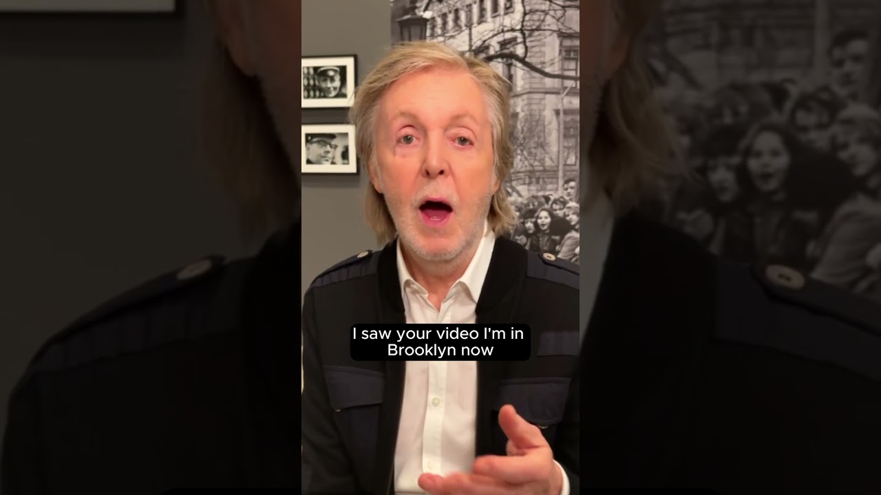 And Adrienne from Brooklyn if you are listening, Paul McCartney from Liverpool loves you too ❤️
