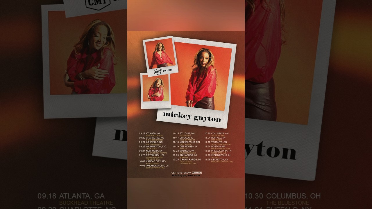 Mickey Guyton - Fall Headlining Tour with CMT On Sale Now (Tickets at mickeyguyton.com) #shorts