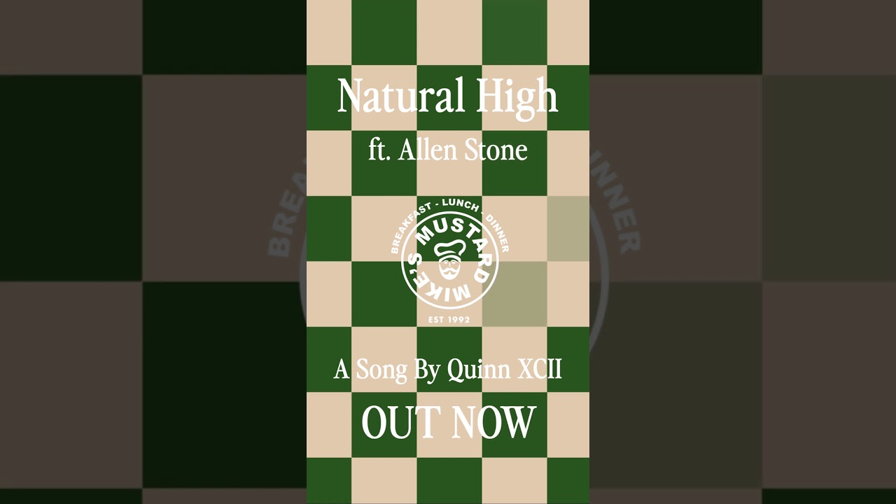 One Irish coffee please. Natural High with @QuinnXCII out now! #newsong #quinnxcii #allenstone