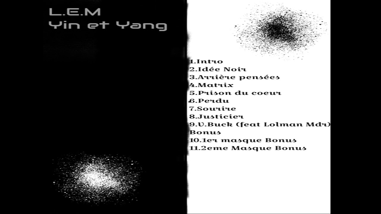 2.Idée noir (L.E.M  - Yin et yang)